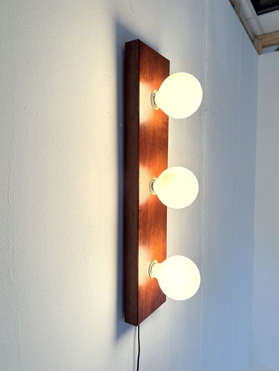 Image 1 of Vintage teak wall lamp, 1970s