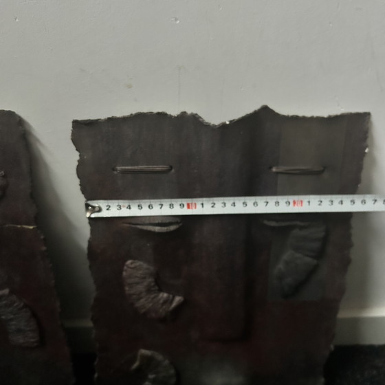 Image 1 of Colja de Roo masker sculpturen Raku