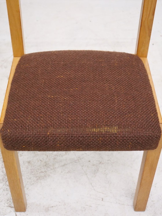 Brutalistisch Design Massief Licht Eiken Salonstoelen Jaren 70, Set van 6 – Eetkamerstoelen, Wood (photo 20 of 26)