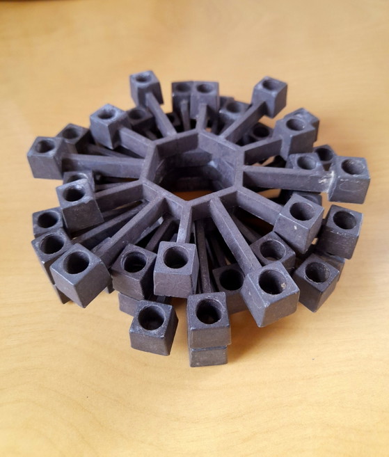 Jens Quistgaard candlestick for Paro, Denmark 1960 – Candle holders, Cast Iron, Metal (photo 7 of 8)