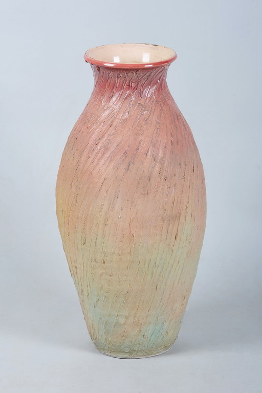 Original Mid-Century Vase, Ceramic, Well-Preserved Condition, Czech, 1940s – vazen