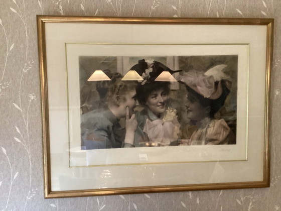 Image 1 of Heel klassevolle en tijdloze kader met tekening