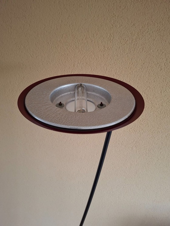 Image 1 of Lampadaire rouge Hala Zeist vintage, uplighter.