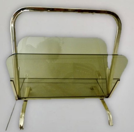 CRISTALLO MOLATO Vintage magazine rack.