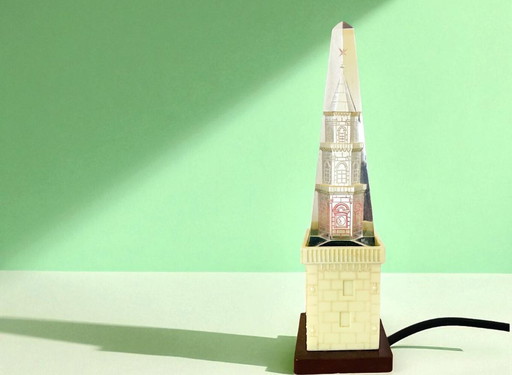 Futurist architectural Krelmin night light from USSR