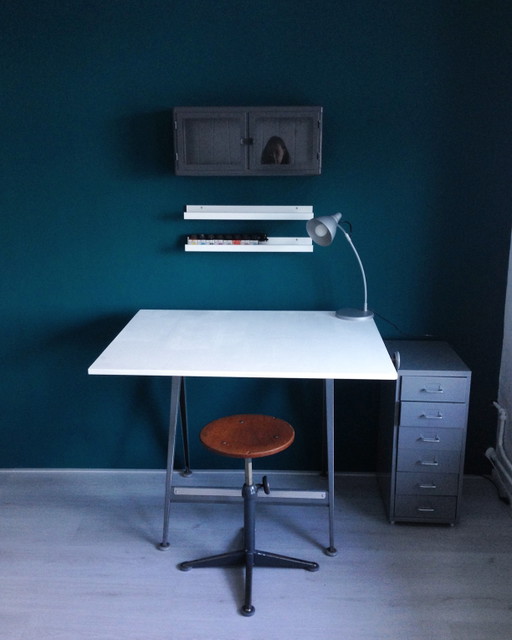 Tavolo da disegno vintage Ahrend de Cirkel