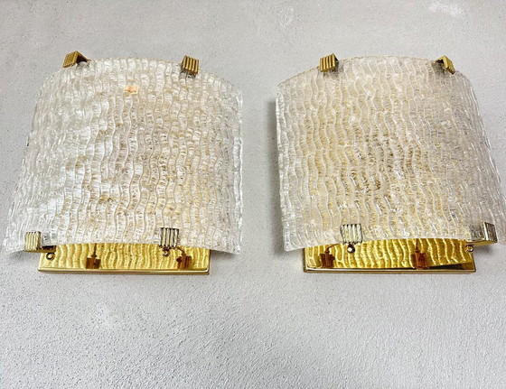 Image 1 of Coppia di lampade da parete vintage in Murano