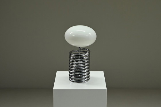 Image 1 of Lámpara de mesa Spring de Ingo Maurer para Design M, años 60, Alemania.
