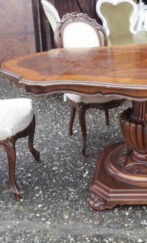 Barok eetkamer tafel