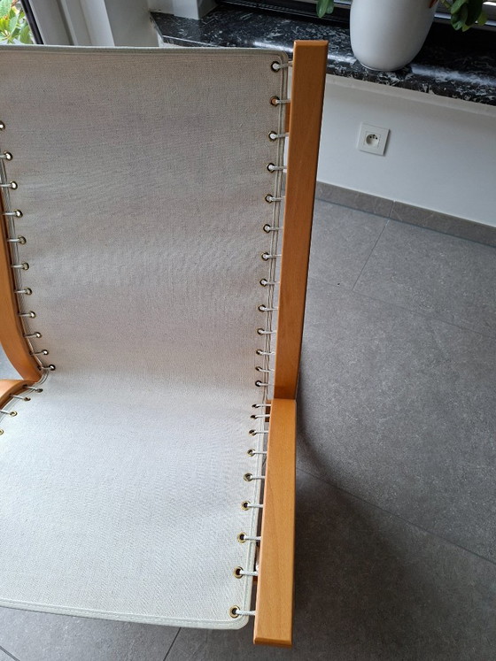 Vintage EKORNES Fauteuil – Showroommodel – Made In Norway – 2 zitsbanken, Polyester (photo 8 of 33)