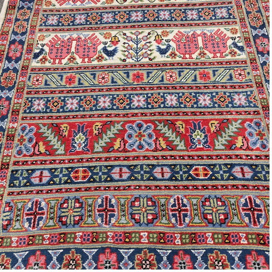 Tapis tunisien en laine noué à la main – Wool (photo 2 of 7)