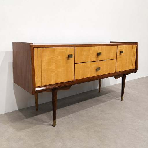 Buffet bicolore de style milieu du siècle, années 1960