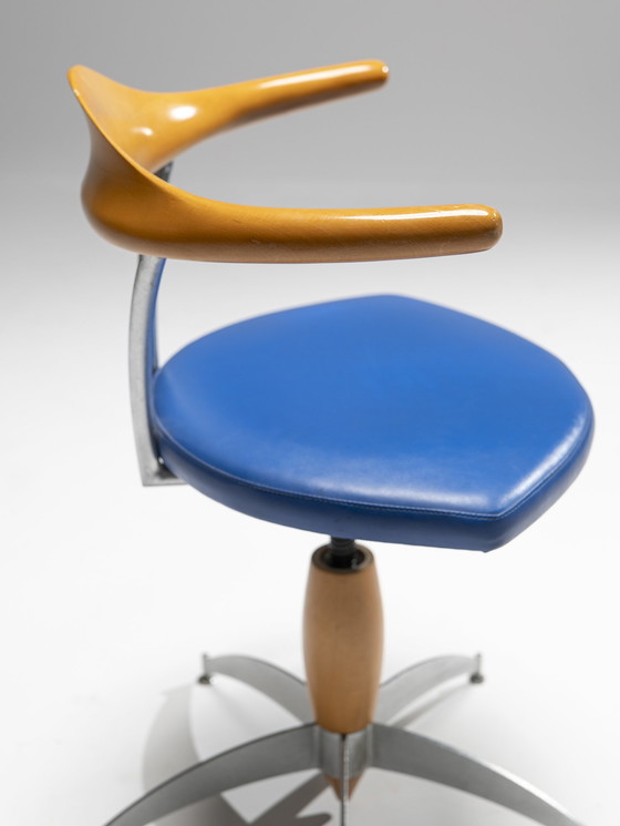 Image 1 of Swivel Chair in Style of Bořek Šípek, Italy, 1980s