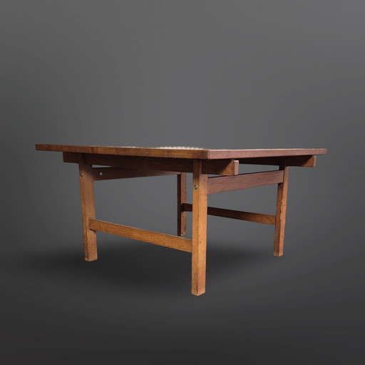 Table basse en chêne Hans Wegner pour Andreas Tuck, Danemark années 1960