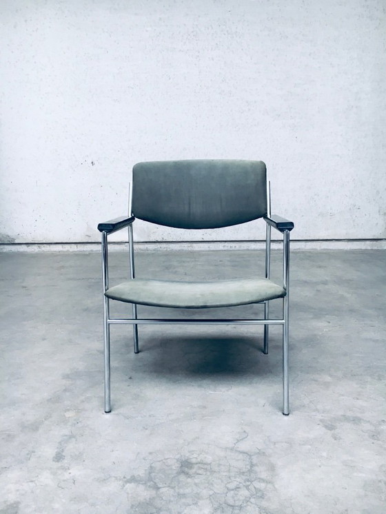Image 1 of Midcentury Modern Dutch Design Armchair by Gijs Van Der Sluis, Netherlands 1960s