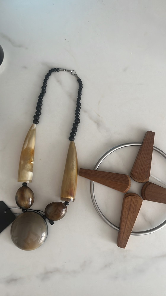 Montagne russe vintage a trappola per viaggi – Accessori da cucina, polished steel, Wood (photo 5 of 5)