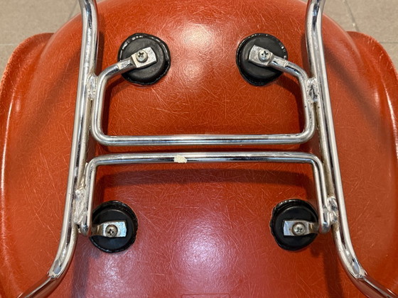 Image 1 of Herman Miller | Charles & Ray Eames | DSX | Terracotta Fiberglass – Chrome steel base | 6x