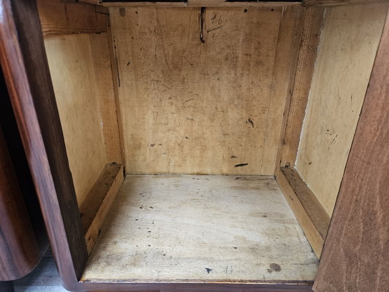 Image 1 of Art Decò bedside tables in briar root and Bakelite