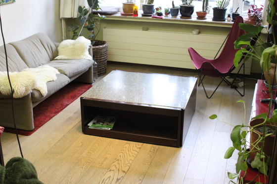 Image 1 of Angelo Mangiarotti 4D Coffee Table for Molteni, Italy 1960s