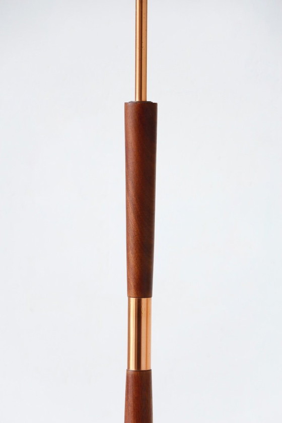 Image 1 of Vintage Teak Floor Lamp from the 1960s - Renovated & Chic Design