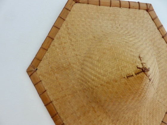 Cappello asiatico in rattan, decorazione murale vintage – Decorazioni murali (photo 6 of 10)
