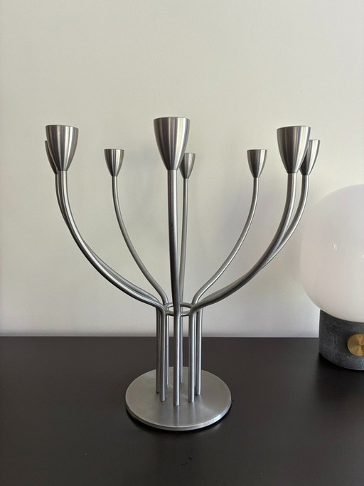 Vintage IKEA Kerzenständer Stockholm – kandelaars en kaarsen, rvs