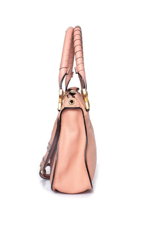 Image 1 of Chloe, piccola borsa Marcie in pelle color rosa Fallow