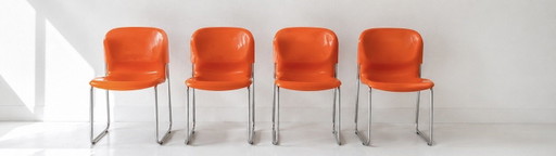 Set di 4 sedie a dondolo vintage Drabert - Gerd Lange