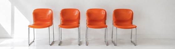 Image 1 of Set di 4 sedie a dondolo vintage Drabert - Gerd Lange