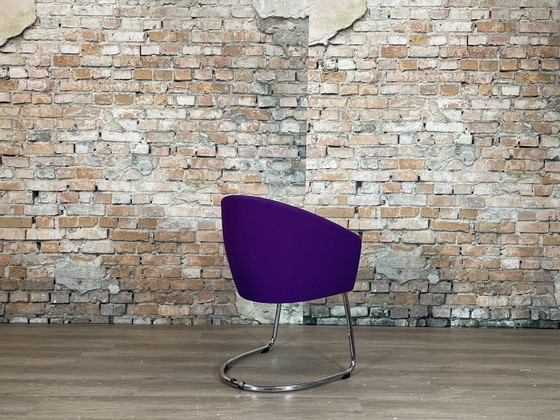 Artifort Megan morado - tela | René Holten, Sillas de comedor, Textil, Cromo, Púrpura, Modern (foto 7 de 12)