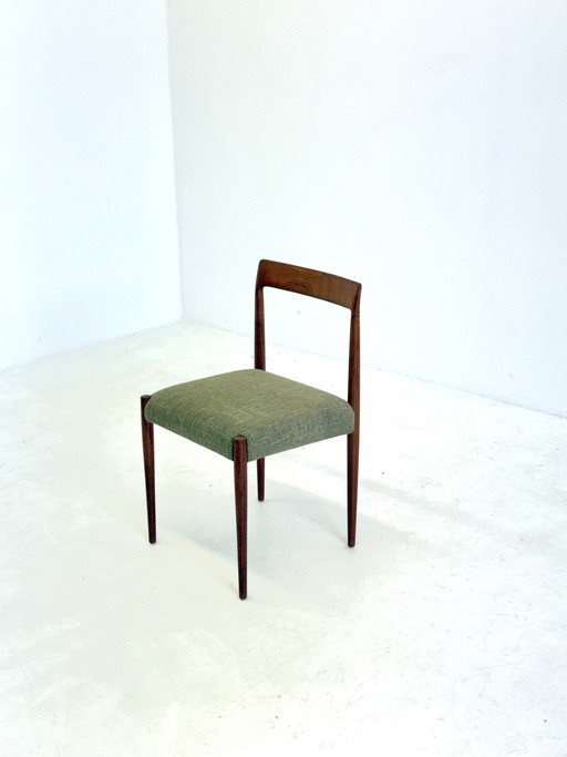 Silla de comedor vintage de teca de Lübke
