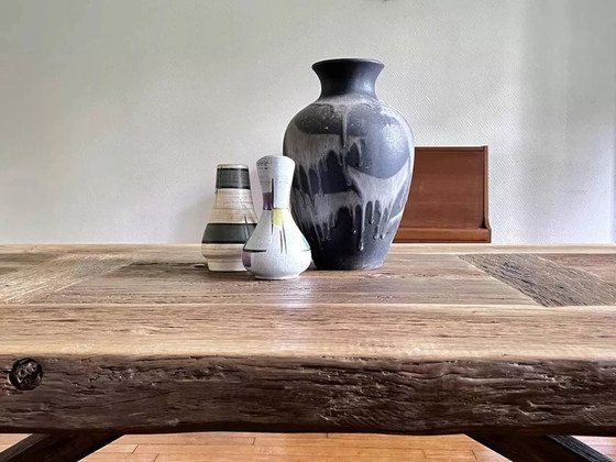 Image 1 of Solid old oak farmhouse table – TOWER 300 cm