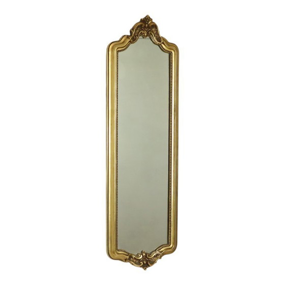 Image 1 of Smalle Klassieke Vintage Spiegel Barok Stijl Goud 72cm
