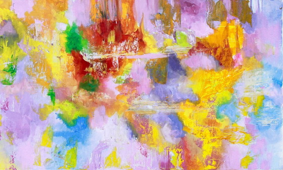 Image 1 of Abstract painting. Abstract oil painting. New.