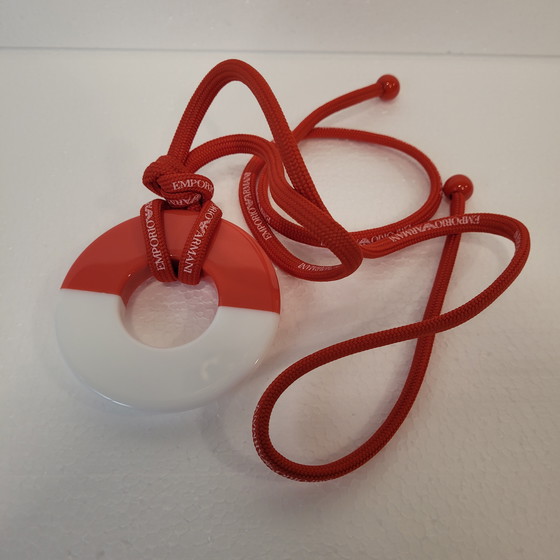 Image 1 of Collana bianca e rossa, Emporio Armani, anni 2010 - Italia