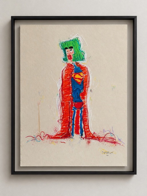 Exklusives Gemälde – Jacques Sparrow - Amsterdam - Superman