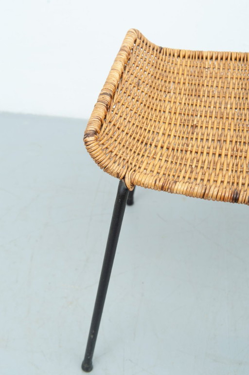Rattan Hocker von Gian Franco Legler (1950er)