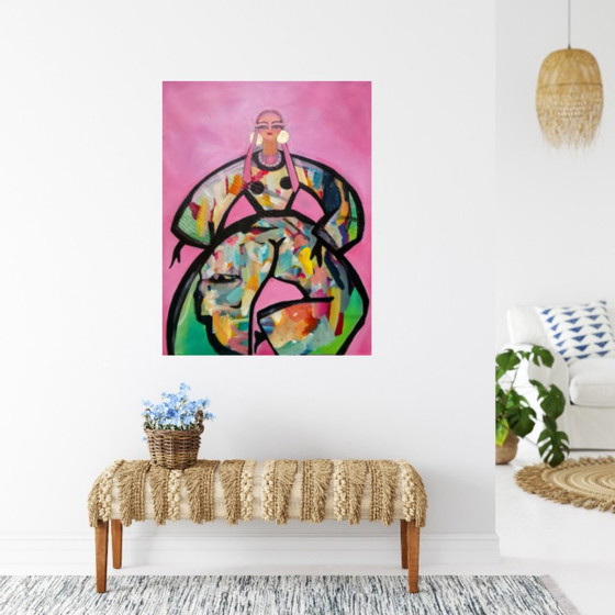 Acrylic painting #suite 70x90cm – joart, Paintings & Drawings, Canvas (photo 5 of 15)