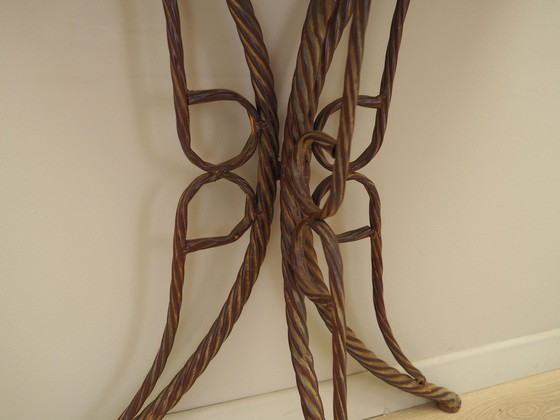 Image 1 of Console en cerisier, design italien, production : Italie