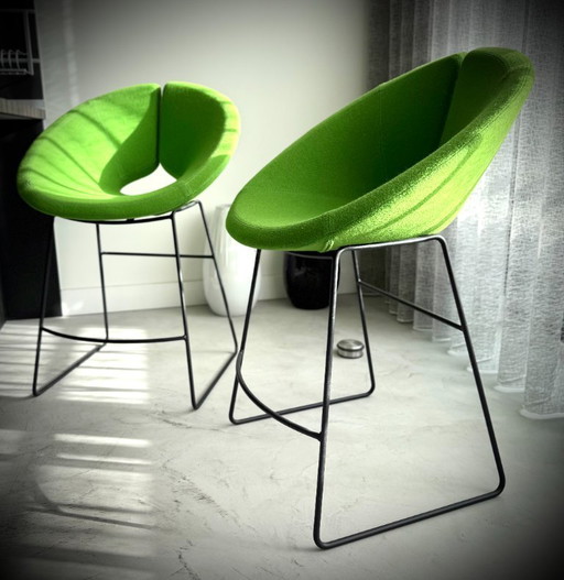 Deux fauteuils de bar Artifort Apollo uniques