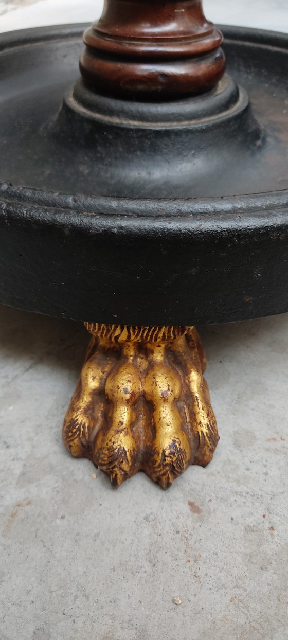 Porte-manteau/penderie victorien anglais ancien en acajou (vers 1850) – Portemanteaux, Wood, Brass (photo 5 of 15)
