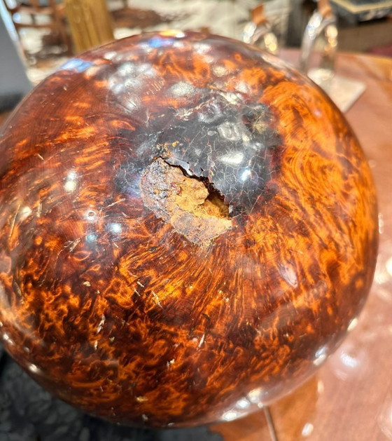 Image 1 of Sfera decorativa, ossidiana mogano, p. s. XX - Francia