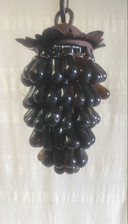 Lámpara colgante de cristal de Murano con forma de uva - mediados del siglo XX