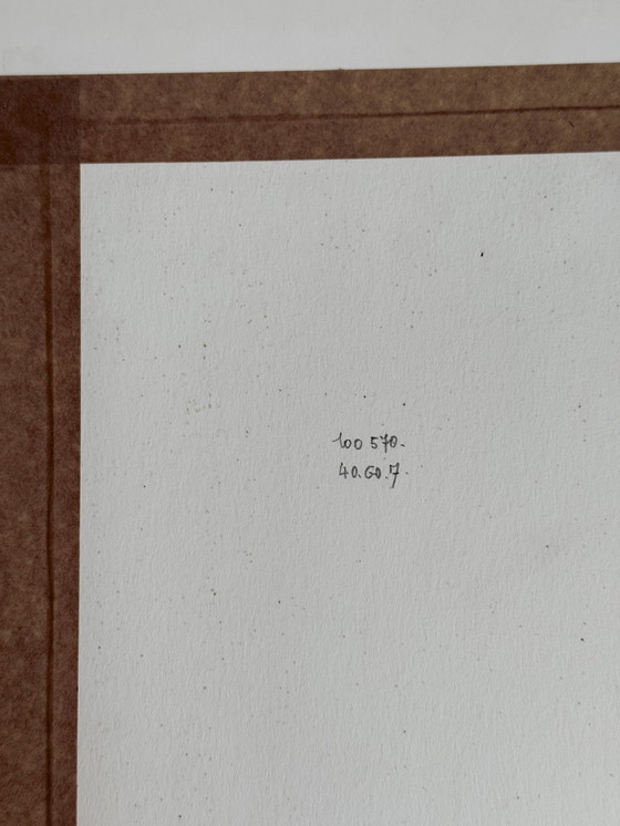 Image 1 of Eugene Eechaut (1928-2019) - Floral ink composition - 1970, signed