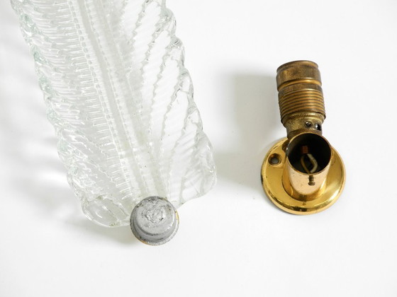 Image 1 of Sehr seltene originale italienische Wandleuchte aus Muranoglas von Barovier & Toso im Mid-Century-Modern-Stil