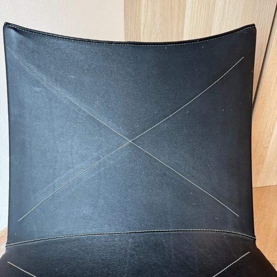 Poul Kjærholm PK22 Fauteuil Lounge pour Fritz Hansen, Cuir Noir, 2007 – Chaises & fauteuils, Leather, Metal (photo 10 of 20)