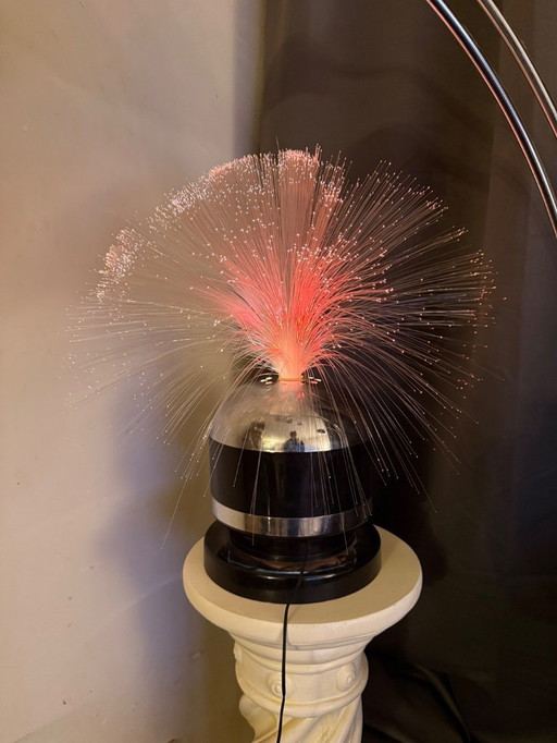 Vintage space age fiber optic lamp  50 cm breed 