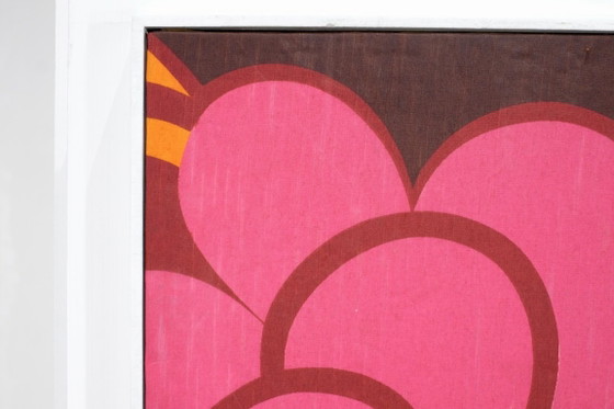 Pair of Pop Art Art Prints, pink and orange, Paper, Wood (photo 13 of 15)