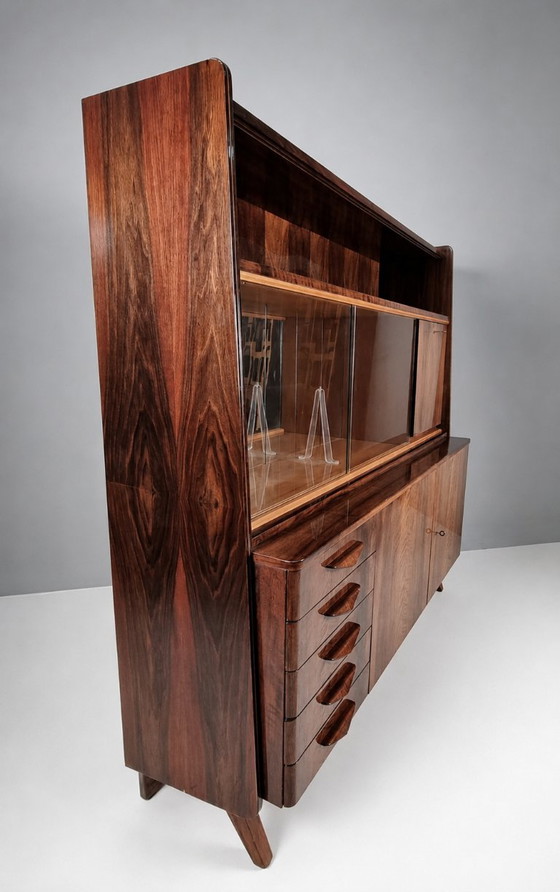 Image 1 of Credenza vintage marrone Tatra, anni '70