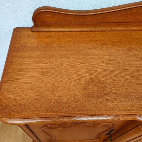 Image 1 of Vintage country Louis wall cupboard buffet cupboard dresser chest of drawers